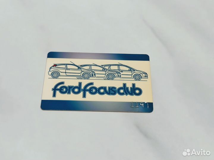 Клубная карта ford focus club