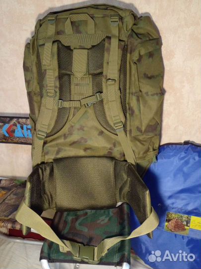 Рюкзак 120л жеский каркас новый