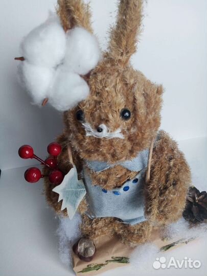 Поделка в школу зайчик с корзинкой