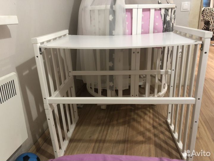 Детская кроватка с маятником трансформер 7 в 1