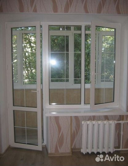 Выход на балкон теплый