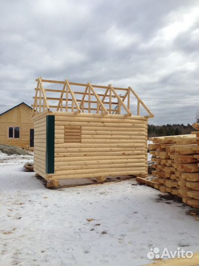 Срубы, бани, дома из дерева