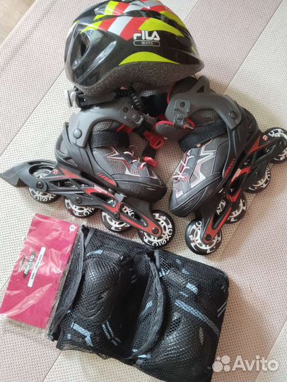 Шлем, ролики 29-32, защита xs,s