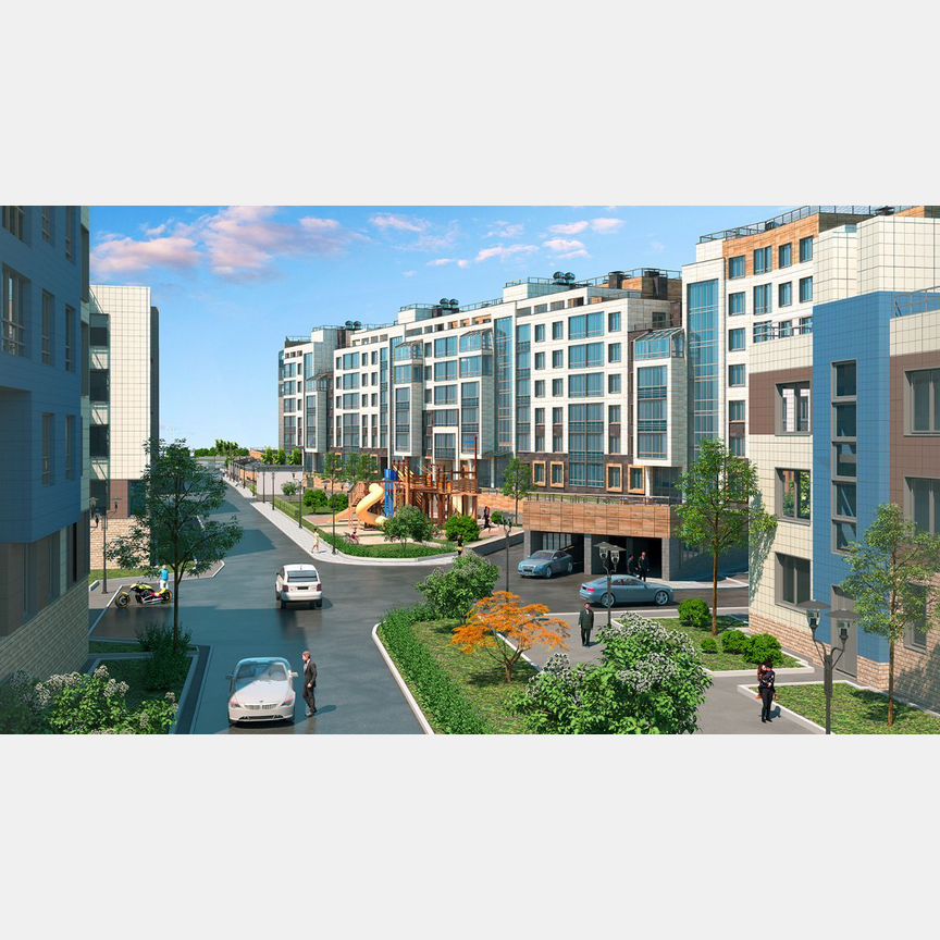 2-к. квартира, 66,3 м², 1/7 эт.