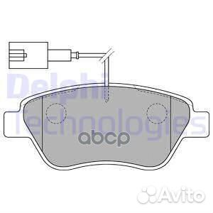Колодки торм передн Fiat Doblo 02- Idea 04- lp