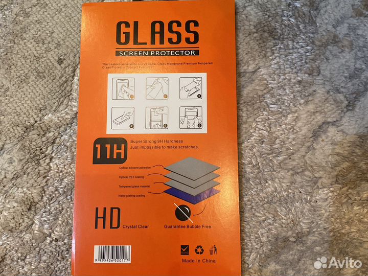 Защитное стекло на honor 8A