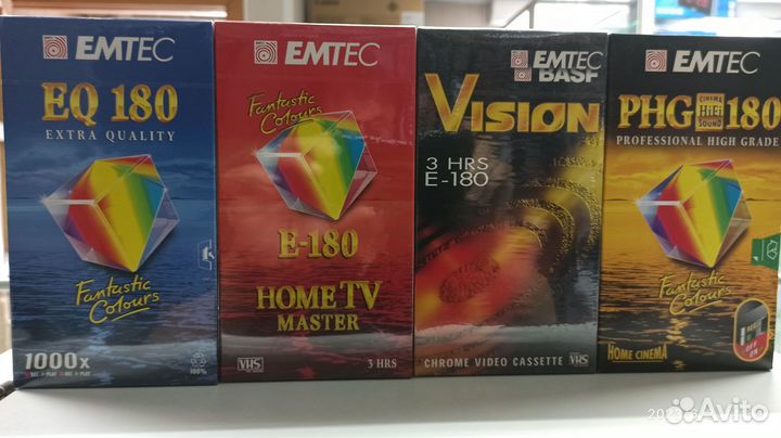 Видеокассеты VHS новые запечатанные