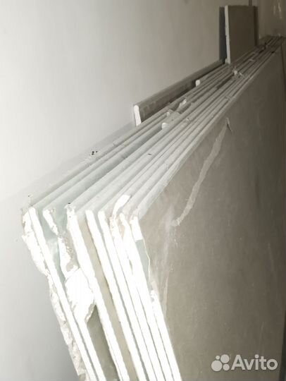 Гипсокартон влагостойкий бу