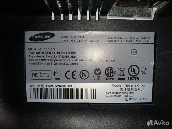 Монитор samsung