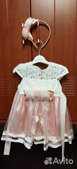 Платье для девочки 92