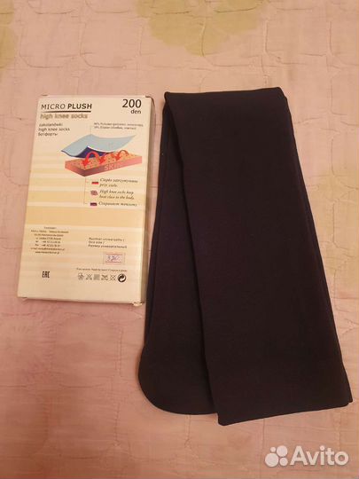 Чулки-ботфорты новые женские