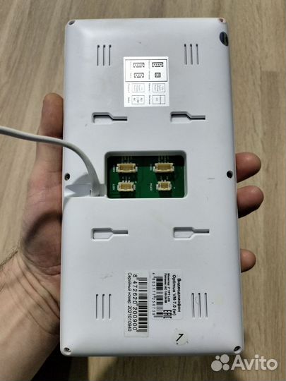 Вызывная внутренняя панель видеодомофон