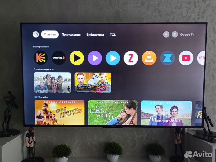 Телевизор TCL 55P637, 4K Ultra HD