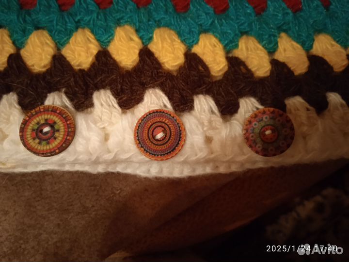 Декоративные вязаные наволочки