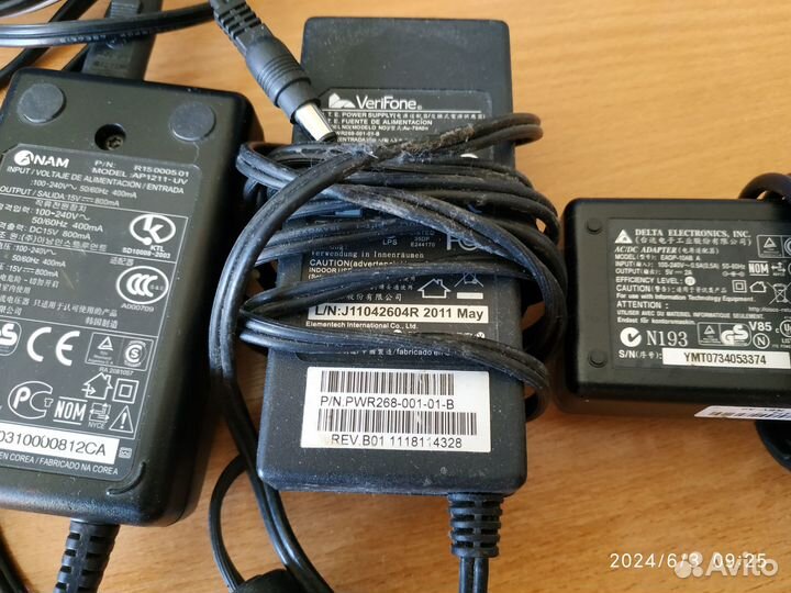 Блоки питания 12в 2а, 5в 2а, 15в 800мА