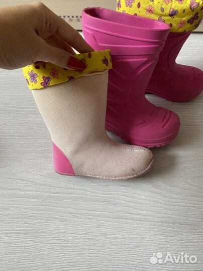 Резиновые сапоги эва