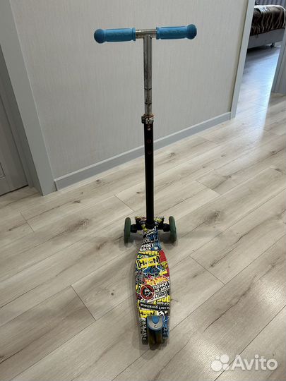 Самокат детский трехколесный бу