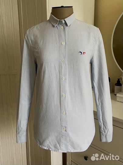 Рубашка Maison Kitsune 34 (xs) хлопок