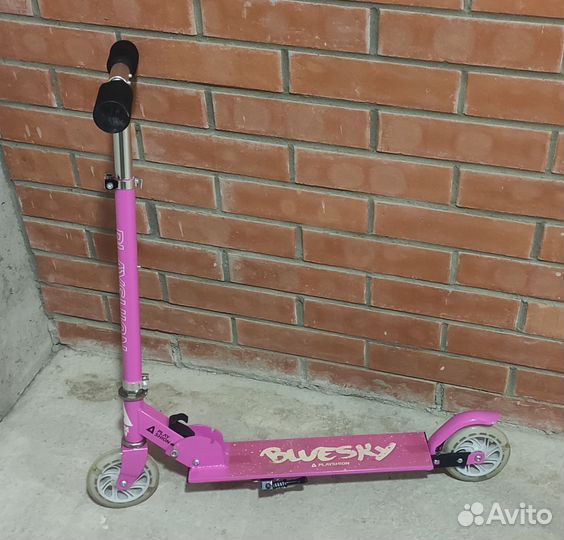 Самокат снегокат детский