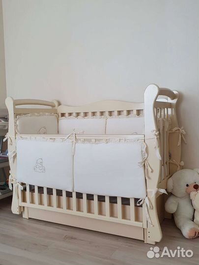 Детская кровать до 3 лет с ящиками