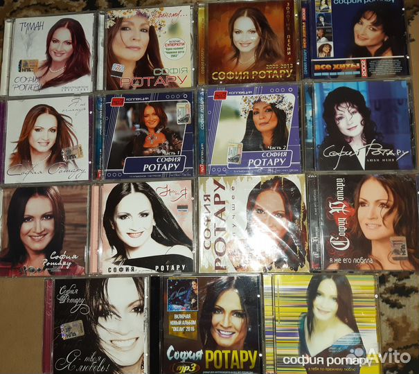 Диски российских и зарубежных исполнителей - 250