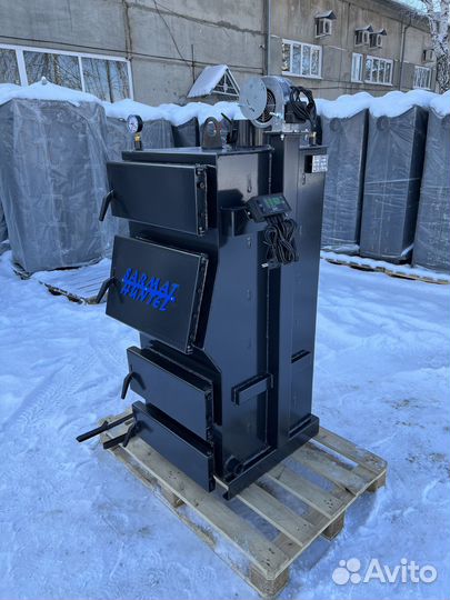 Твердотопливный котел длительного горения