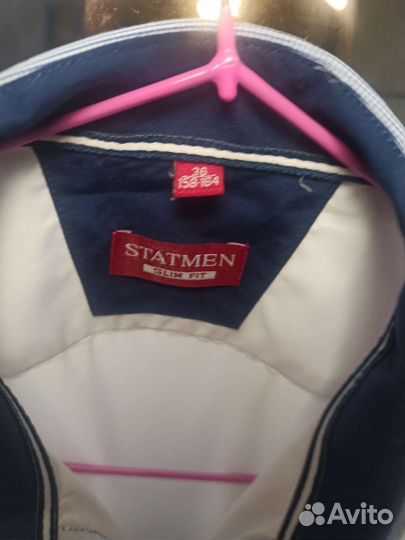 Рубашка белая размер 36 рост 158-164