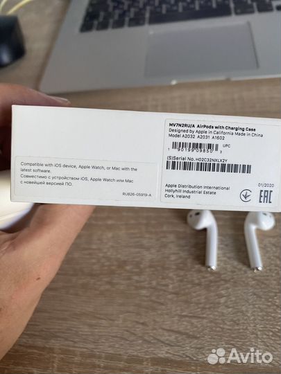 Наушники apple airpods 2 оригинал