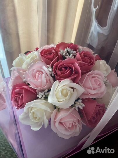 Мыльные розы светильник