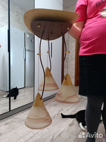 Люстра потолочная бу