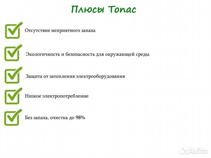 Септик Топас 6 Long с завода с доставкой до дома