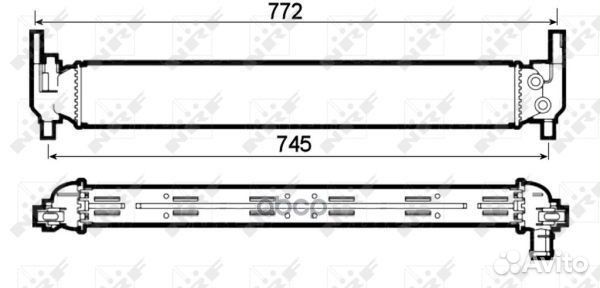 Радиатор системы охлаждения 53126 NRF