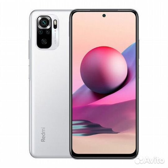 Xiaomi Redmi Note 10S, новый, 6/128gb, белый