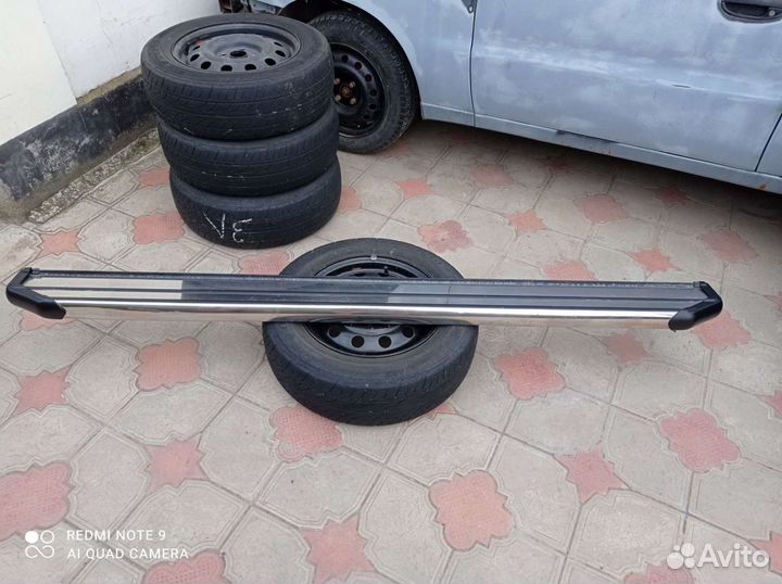 Пороги подножки на mercedes ML(W164)