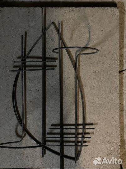 Подвес для кашпо металлический