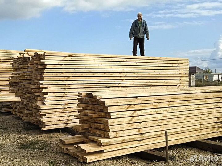 Доска дюймовая обрезная, сорт 2, т/у