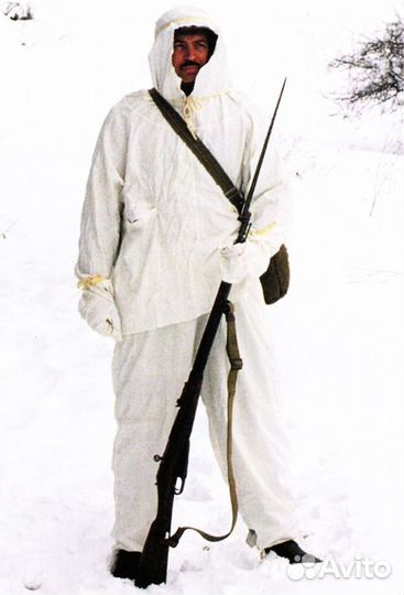 Маскировочный костюм белый (маскхалат ) СССР Новый