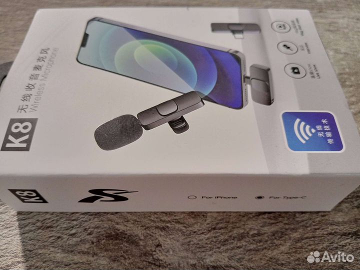 Микрофон петличный беспроводной