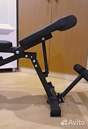 Скамья для жима силовая 350 кг с упором для пресса