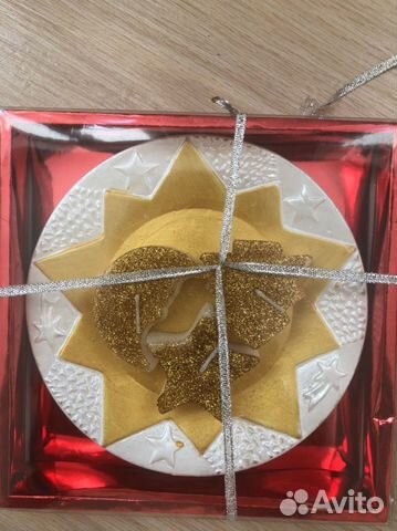 Свечи восковые на подставки