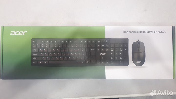 Проводная клавиатура и мышь