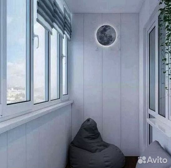 Остекление и отделка балкона под ключ. Рассрочка