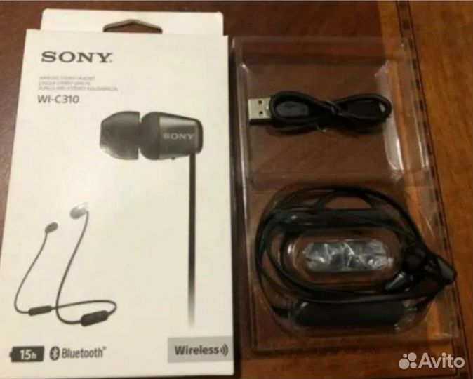Беспроводные наушники с микрофоном Sony WI-C310