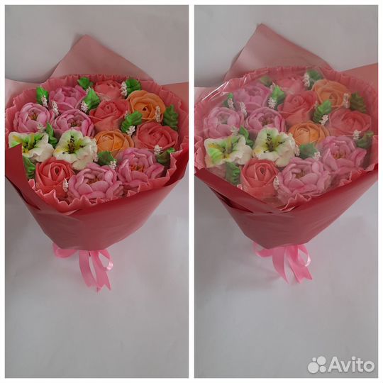 Букеты из зефира