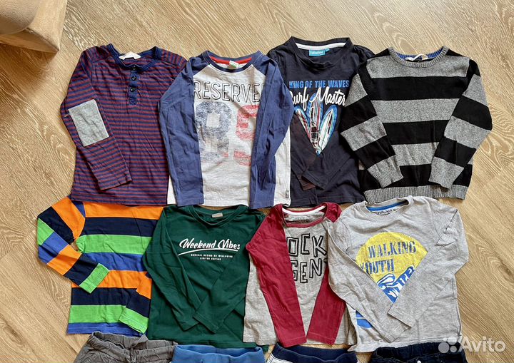 Одежда на мальчика 3-5 лет пакетом 28 вещей