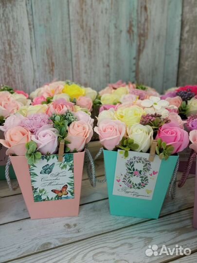 Цветы из мыла на выпускной