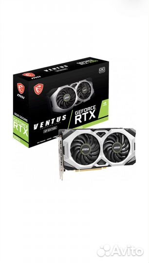 Видеокарта MSI GeForce RTX 2060 ventus GP OC 6G