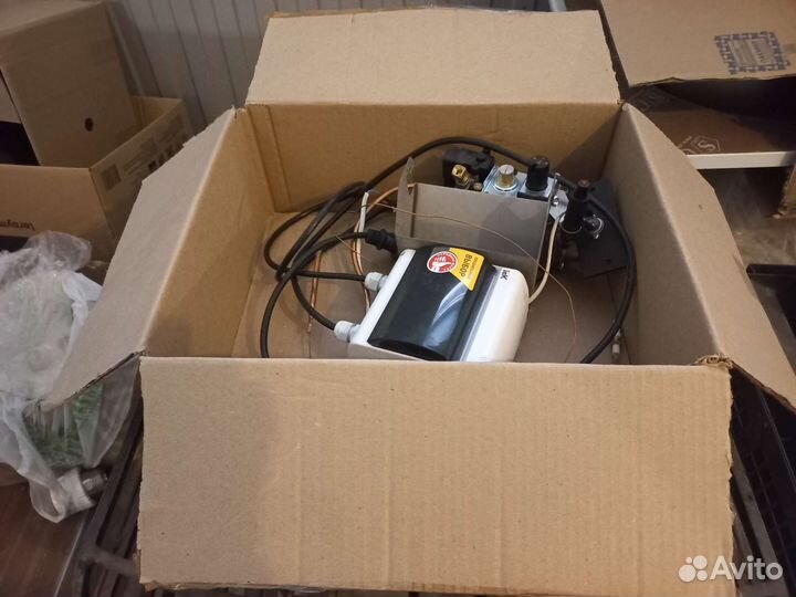 Чугунный котел с автоматикой для газа