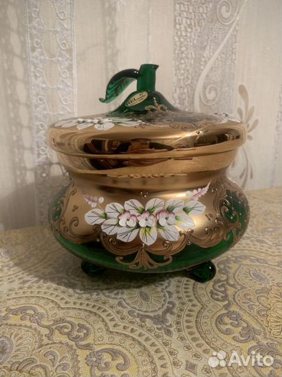 Конфетница с крышкой лепка