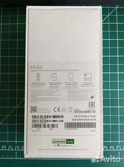 Xiaomi Mi A3, 4/64 ГБ